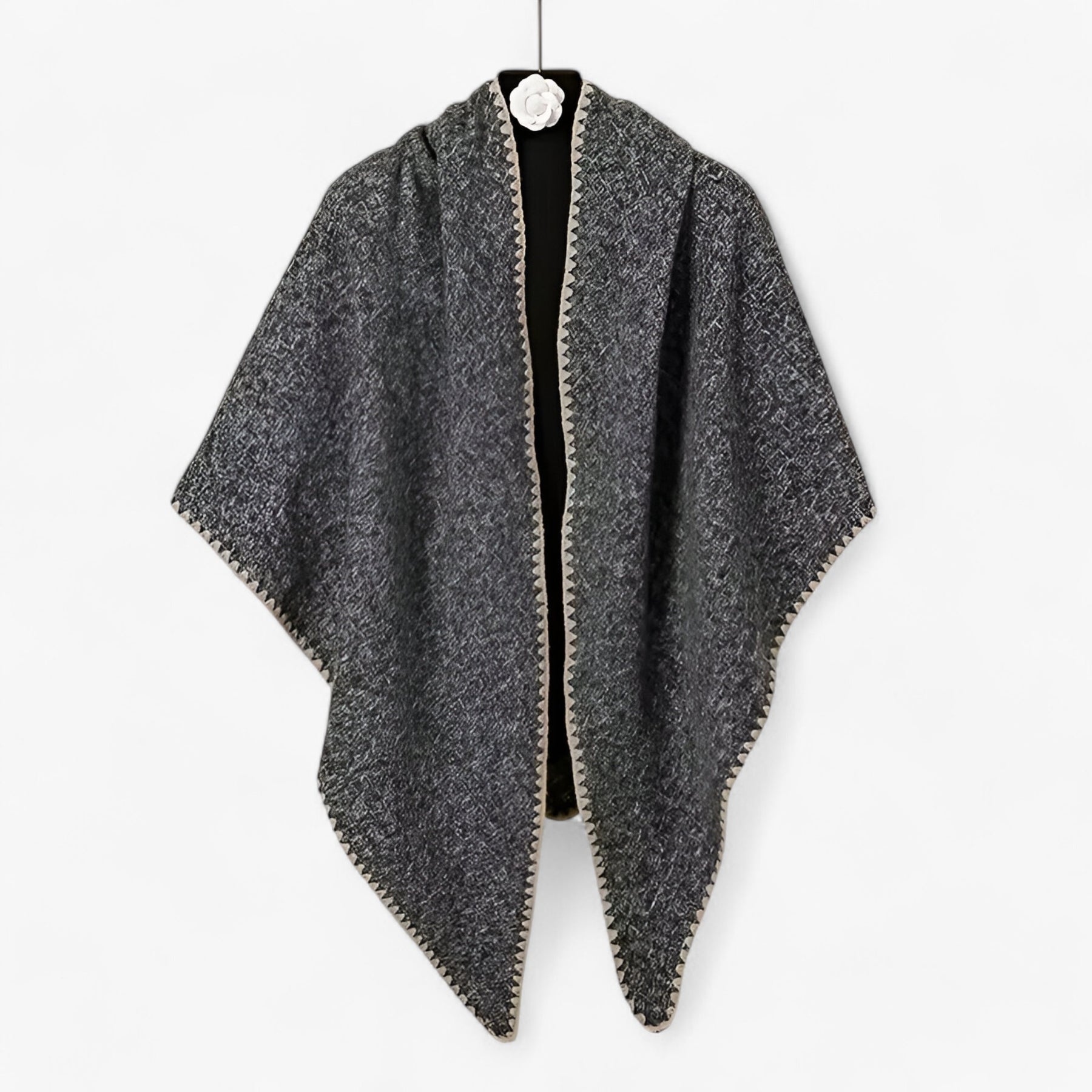 Pashmina Scarf : Effen Pashmina Driehoek - Stijlvolle Warmte voor Elke Gelegenheid in YR248-01 van Pantino