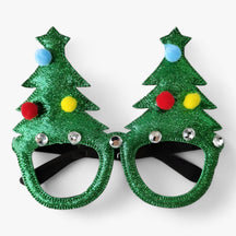 Party Glasses : Bril Heren - Feestelijke Celebrant - Kerstbril met Kerstman, Kerstboom en Sneeuwman in A van Pantino
