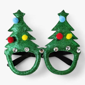Party Glasses : Bril Heren - Feestelijke Celebrant - Kerstbril met Kerstman, Kerstboom en Sneeuwman in A van Pantino