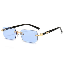 Sunglasses : Zonnebril Zwart - Luxor - Stijvolle in Blauw van Pantino