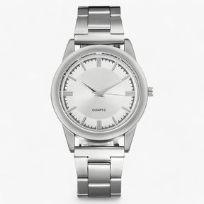 watches : Klassiek Quartz - Tijdloos & Veelzijdig - Goud Wit in Zilver Wit van Pantino