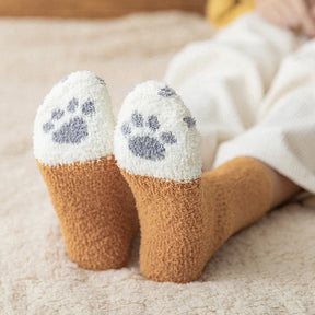 Socks : ComfyPaw - Laat Je Voeten Genieten van Ultiem Comfort - Gevlekt Zwart in van Pantino