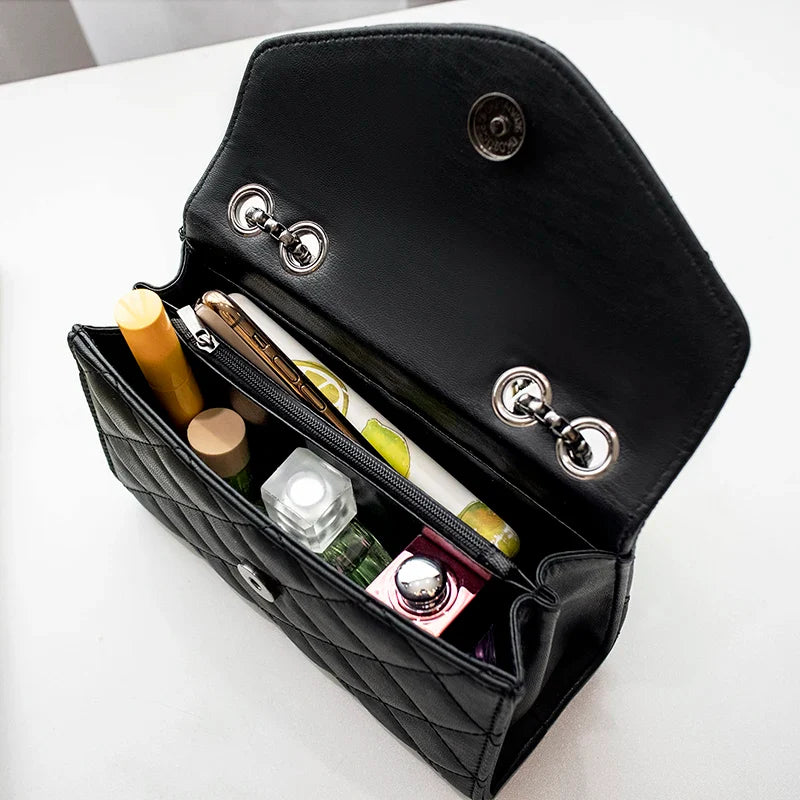 bags : Belle Handbag Leer Zwart in van Pantino
