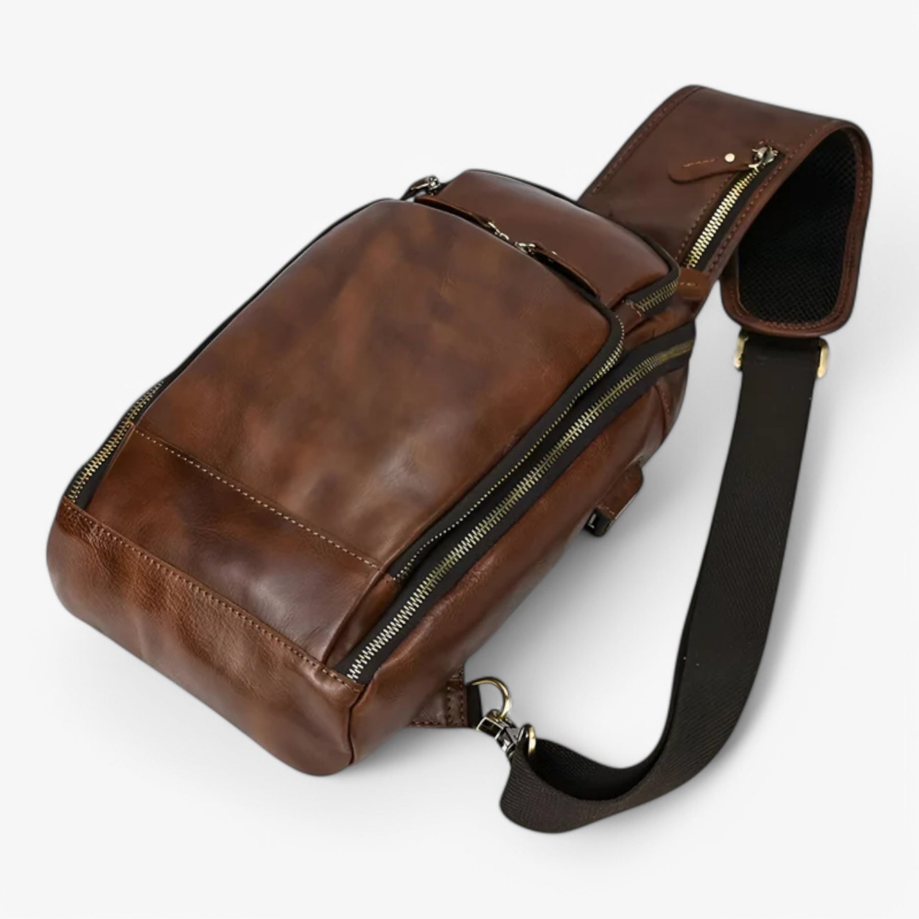 bags : Modern en Functioneel Heren Leder - Bruin in van Pantino