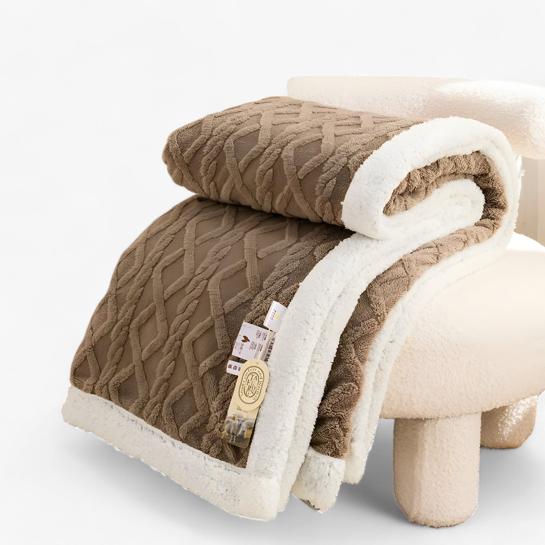 home & garden : Warme Sherpa Deken - Winterse Knusheid in 5 van Pantino