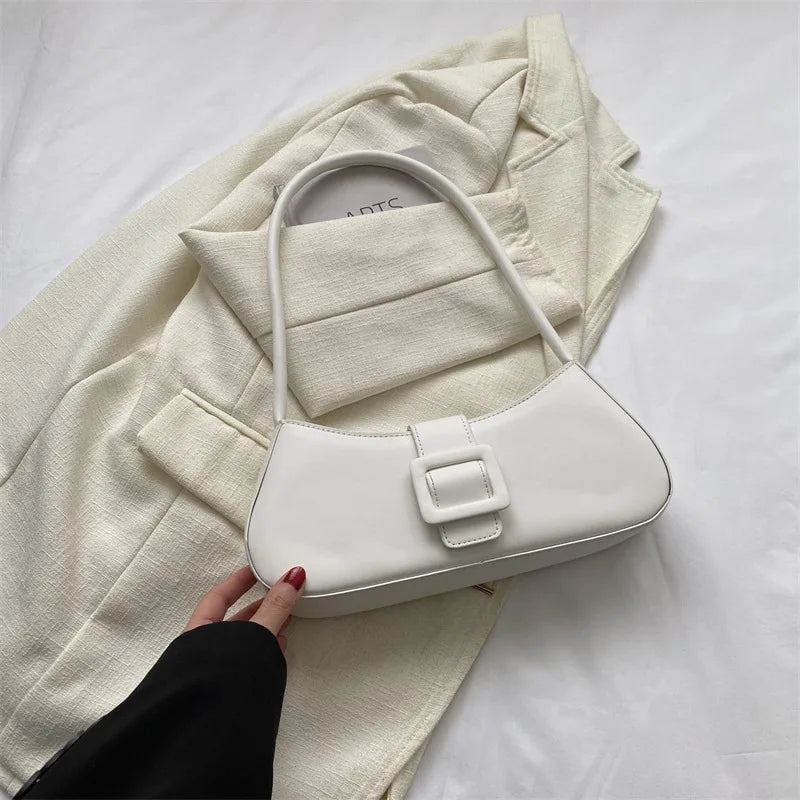 bags : Amélie Schoudertas Dames - Zwart in Wit 29x13cm van Pantino