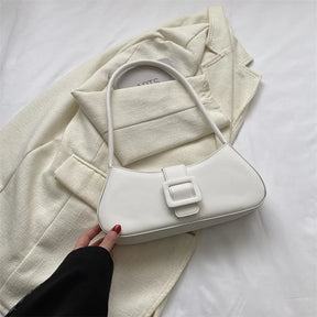 bags : Amélie Schoudertas Dames - Zwart in Wit 29x13cm van Pantino