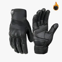 outdoor equipment : Winter Warme en Winddichte Motorhandschoenen Heren Zwart in Zwart van Pantino