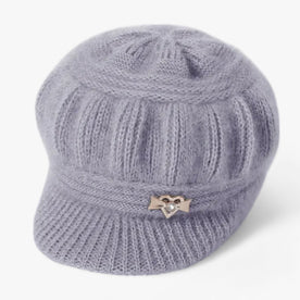 beanie : Muts Koraal - Gebreide Fleece - Dubbele Warmtebescherming in Grijs van Pantinoshop