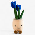 Pluche Vetplanten Schattige Charme - Blauw