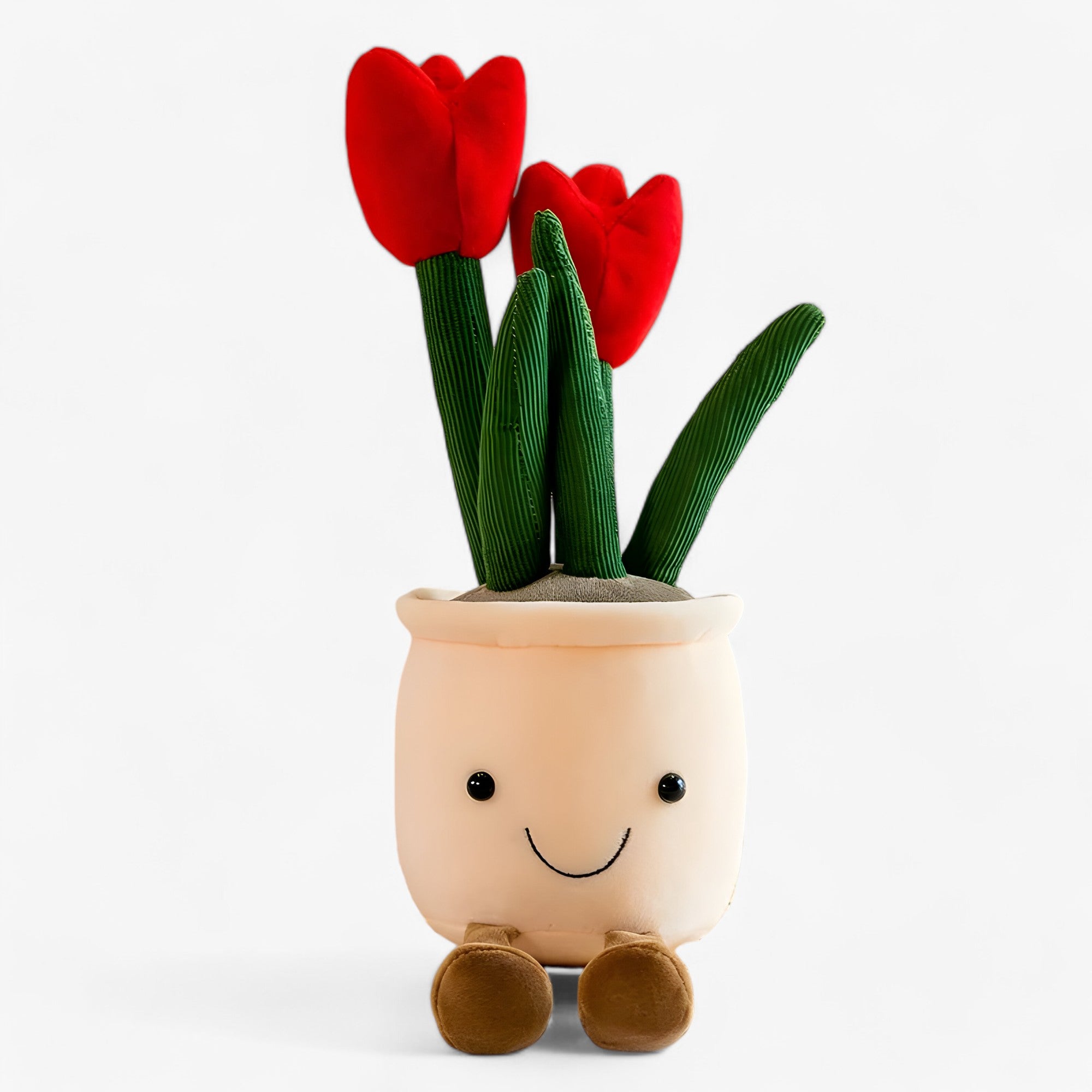 home & garden : Pluche Vetplanten Schattige Charme - Blauw in Rood van Pantino