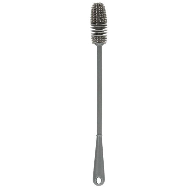 home & garden : Siliconen Afwasborstel - Perfect voor het Schoonmaken van Flessen, Wijnglazen, Vazen Etc. - Grijs in van Pantino