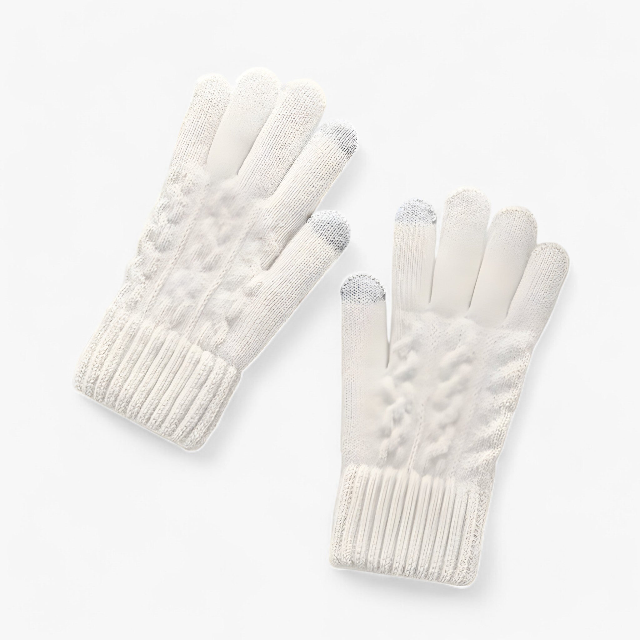 Gloves : Handschoenen Dames Huid Rood - Thermische Dameshandschoenen - Touch Screen Compatibel in Wit van Pantino