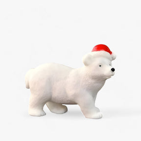 home & garden : Léo - Set van Miniatuur Figuren van IJsberen - Kerstdecoratie en DIY Accessoires voor Besneeuwd Landschap in 3stukken-3 van Pantino