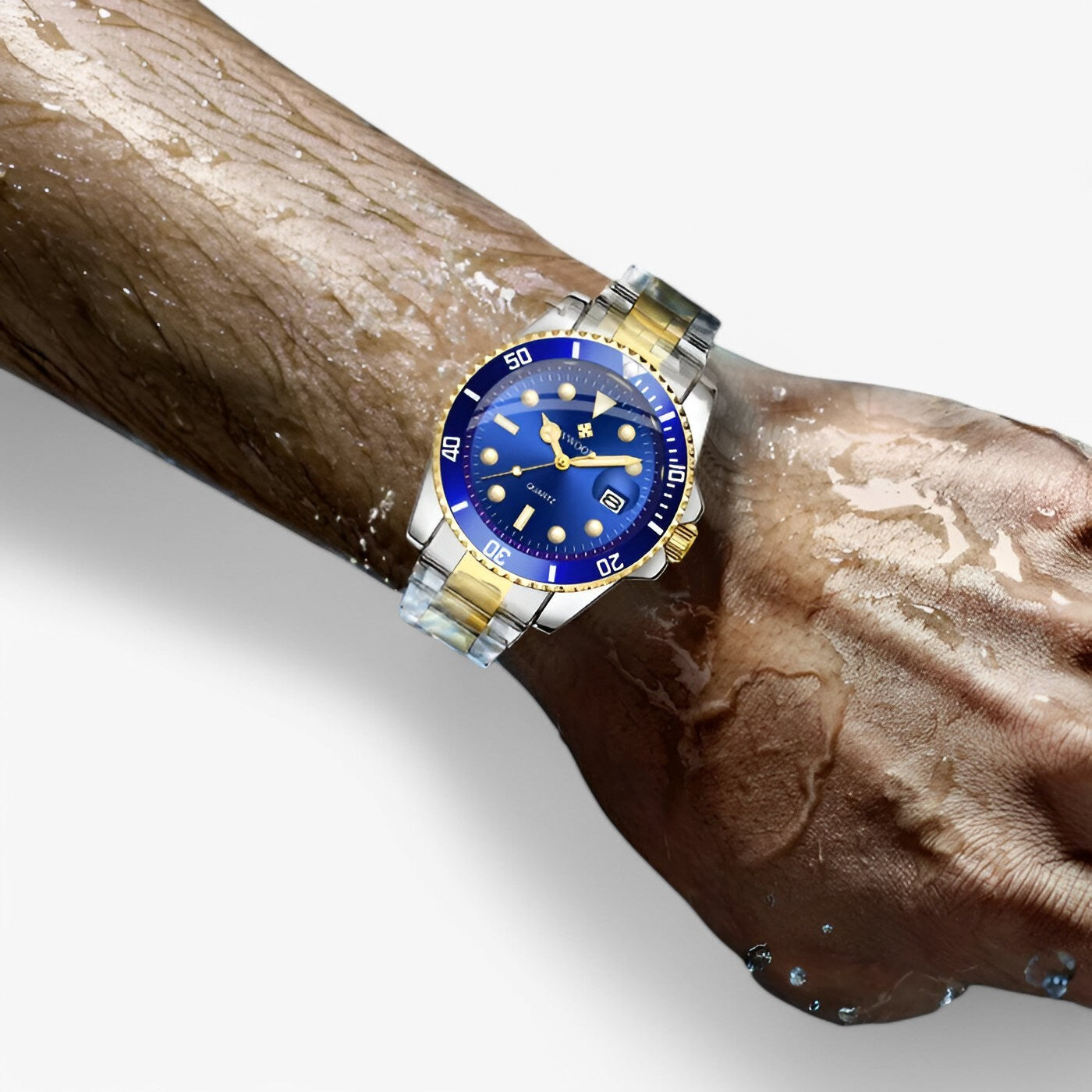 watches : Horloge Blauw - Luxe Roestvrijstalen in van Pantino