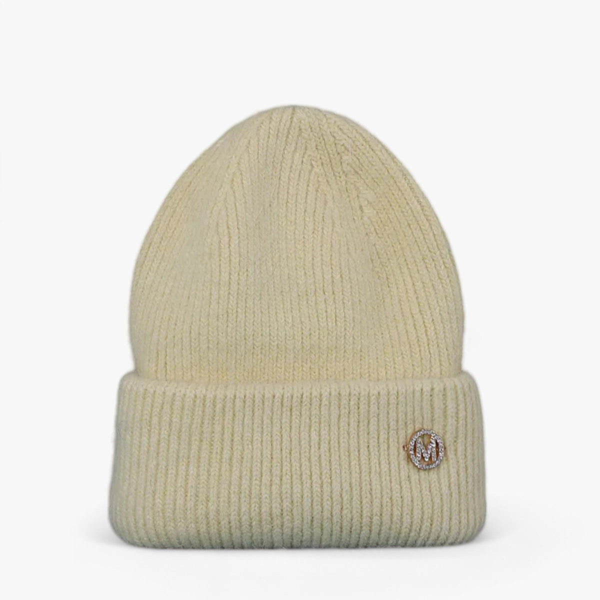Winter Hat : Muts Dames Lichtgeel met - Wintermuts - Comfort en Elegantie in Lichtgeel met M 54cm-60cm van Pantino
