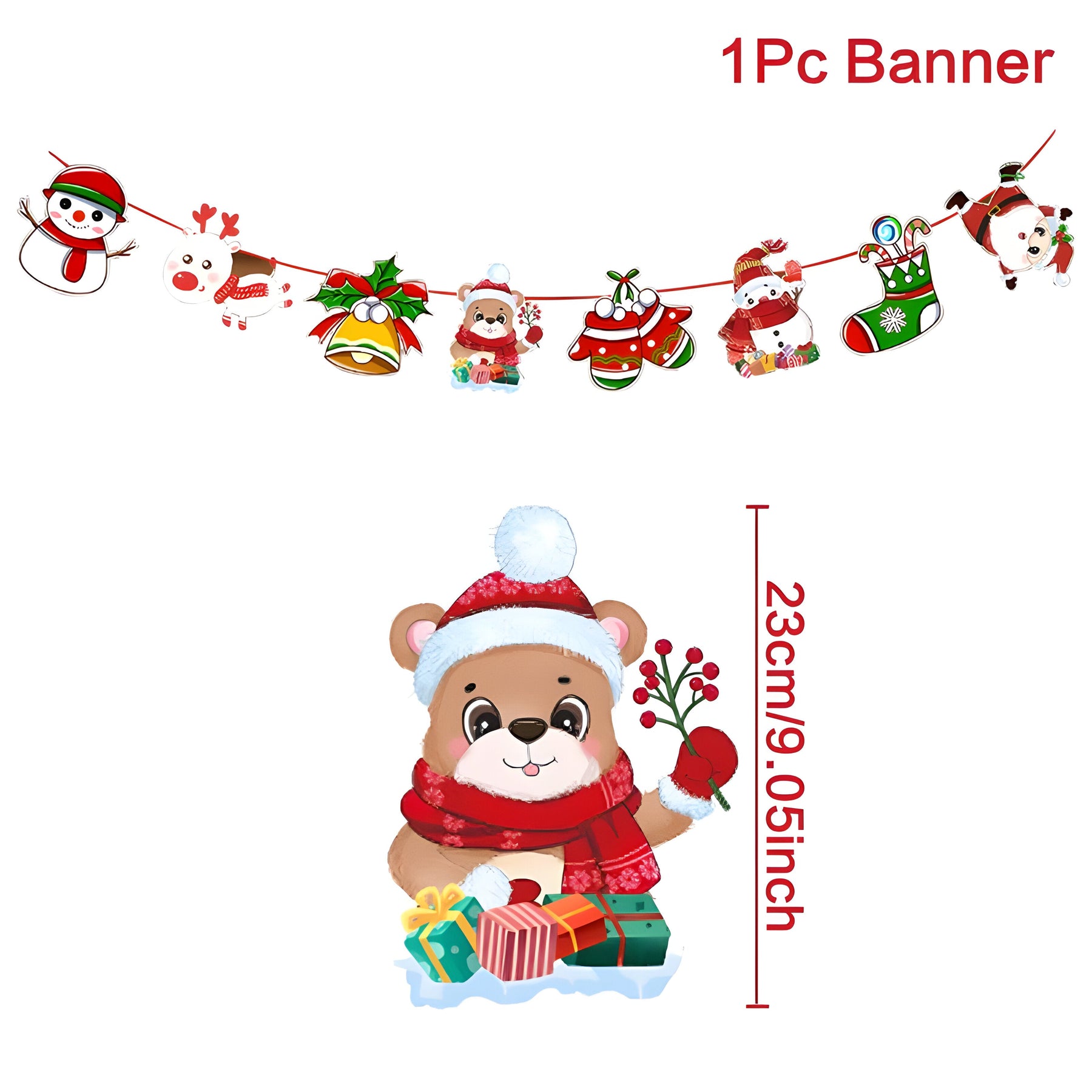 home & garden : VrolijkBanner - Kerstbannerslinger - Voeg een Feestelijk Tintje Toe aan Uw Huis in 15 van Pantino