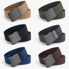 Belt : Elastische Riem voor Actieve Levensstijl - Marineblauw in van Pantino