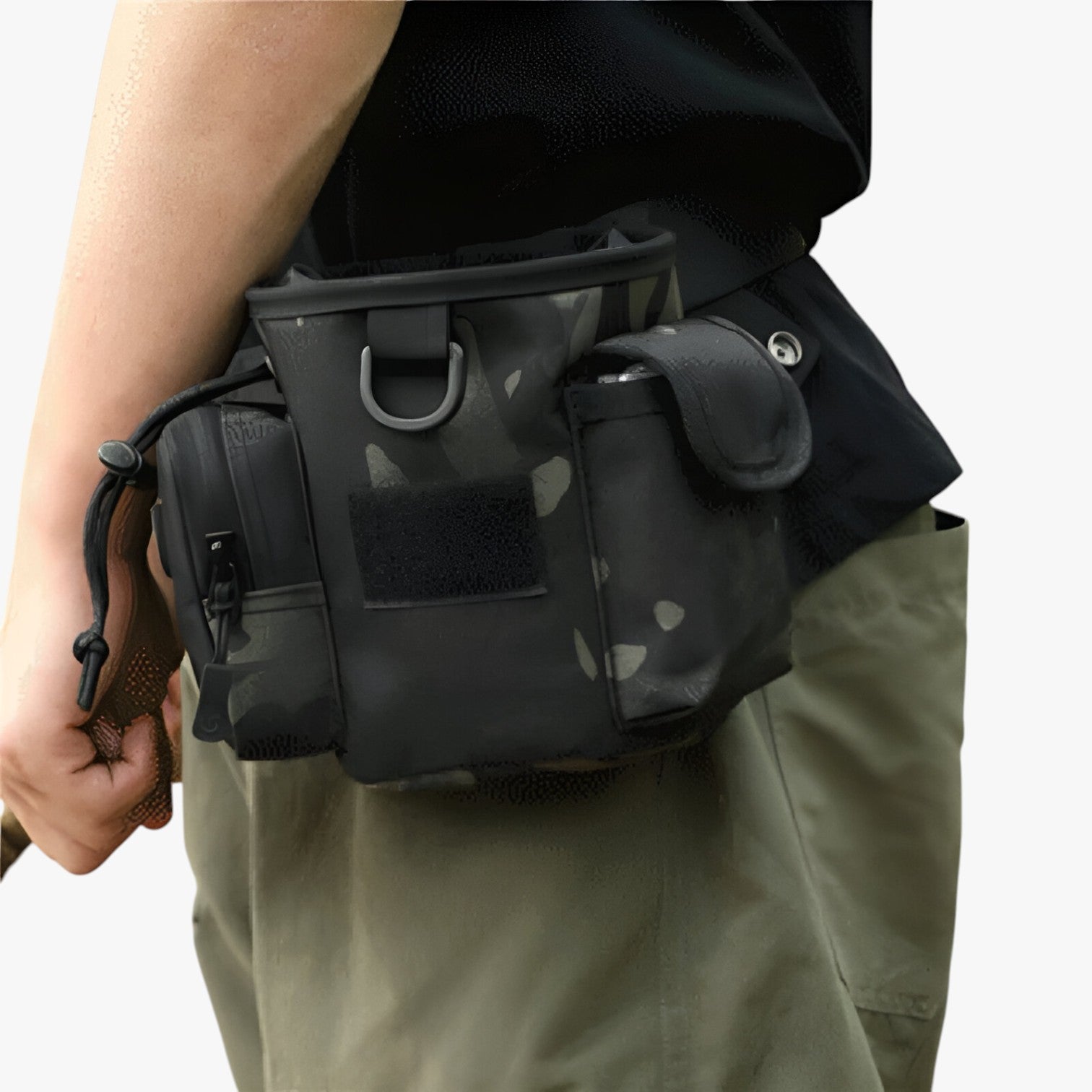 bags : Draagbare Snacktas voor Honden, Handsfree Training en Buitenwandelingen - Zwart in Zwart B van Pantino