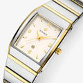 Reloj de hombre dorado plateado - Reloj casual de lujo para hombre