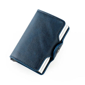 bags : Romeo RFID Wallet - Pasjesbeschermer tegen Diefstal - Donkerblauw in van Pantino