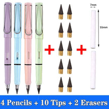 Pencil : Eeuwig Potlood 5mm - Nooit Slijpen Altijd Scherp - Metaal in Set F van Pantino