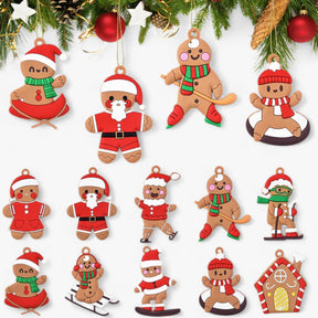 home & garden : Sport Gingerbread Man-Hangers - Feestelijke Decoraties voor de Boom in van Pantino