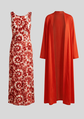 Women's Dress : Tweedelige Set Dames - Grijs in van Pantino