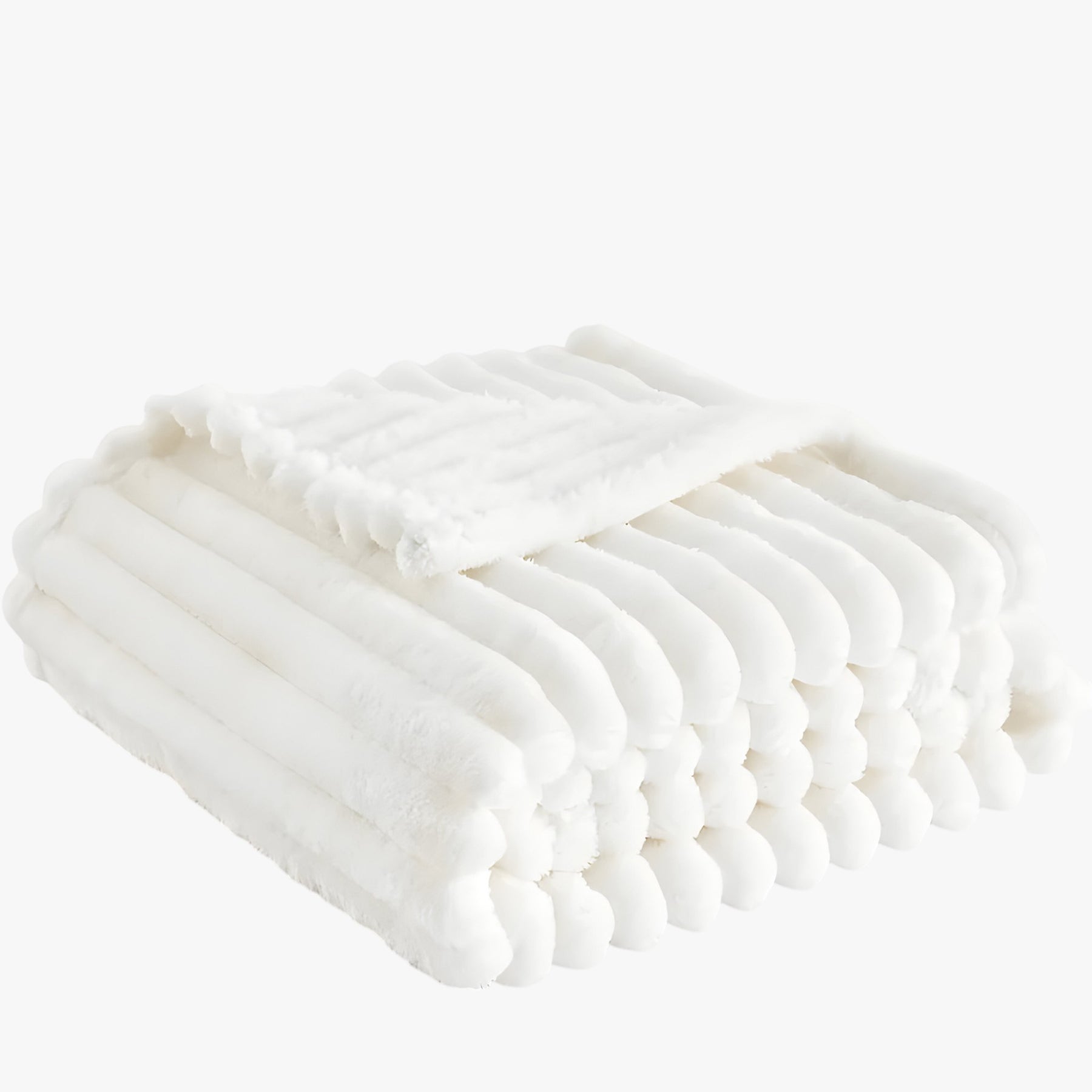 home & garden : Witte Fleece Deken - Zacht en Comfortabel voor Gezellige Momenten - Wit (150x200cm) in Wit (150x200cm) van Pantino