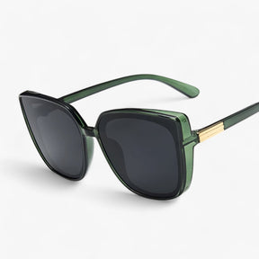 Cat Eye Sunglasses : Zonnebril Oranje Grijs - Mariana Vintage Kat-ogle - Chic en Gedurfde Stijl in van Pantino