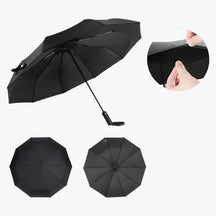 outdoor equipment : Winddichte Zonn Parasol - Groot en Duurzaam voor Alle Weersomstandigheden - Zwart in Zwart van Pantino