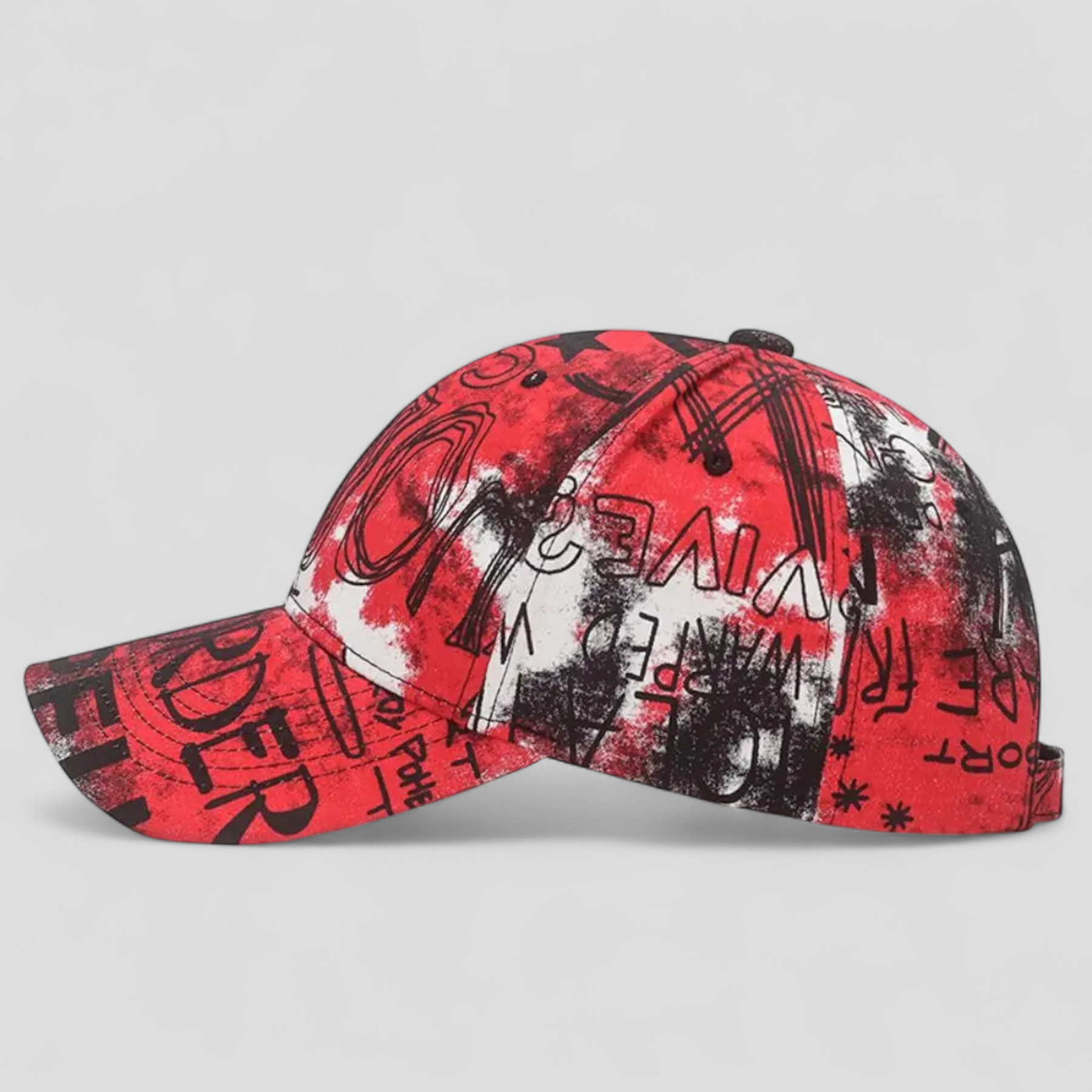 Baseball Cap : Pet Heren Zwart - Stijlvolle Graffiti Snapback - En Comfortabel Baseball in van Pantino