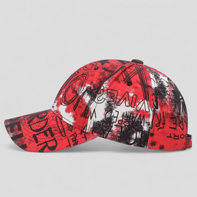 Baseball Cap : Pet Heren Zwart - Stijlvolle Graffiti Snapback - En Comfortabel Baseball in van Pantino