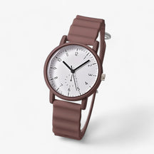 watches : Gelé Horloge Dames - Elegante Siliconenarmband Perfect voor Golf - Beige in Bruin van Pantino