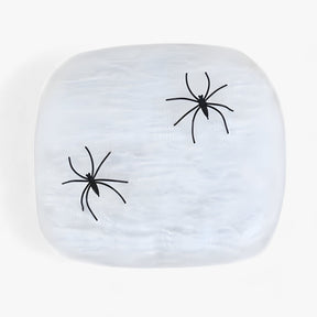 home & garden : Halloween Spinnenweb - Rekbaar Spinnenweb en Spinnen voor Griezelige Feestelijke Wisieten - Wit in Wit van Pantino