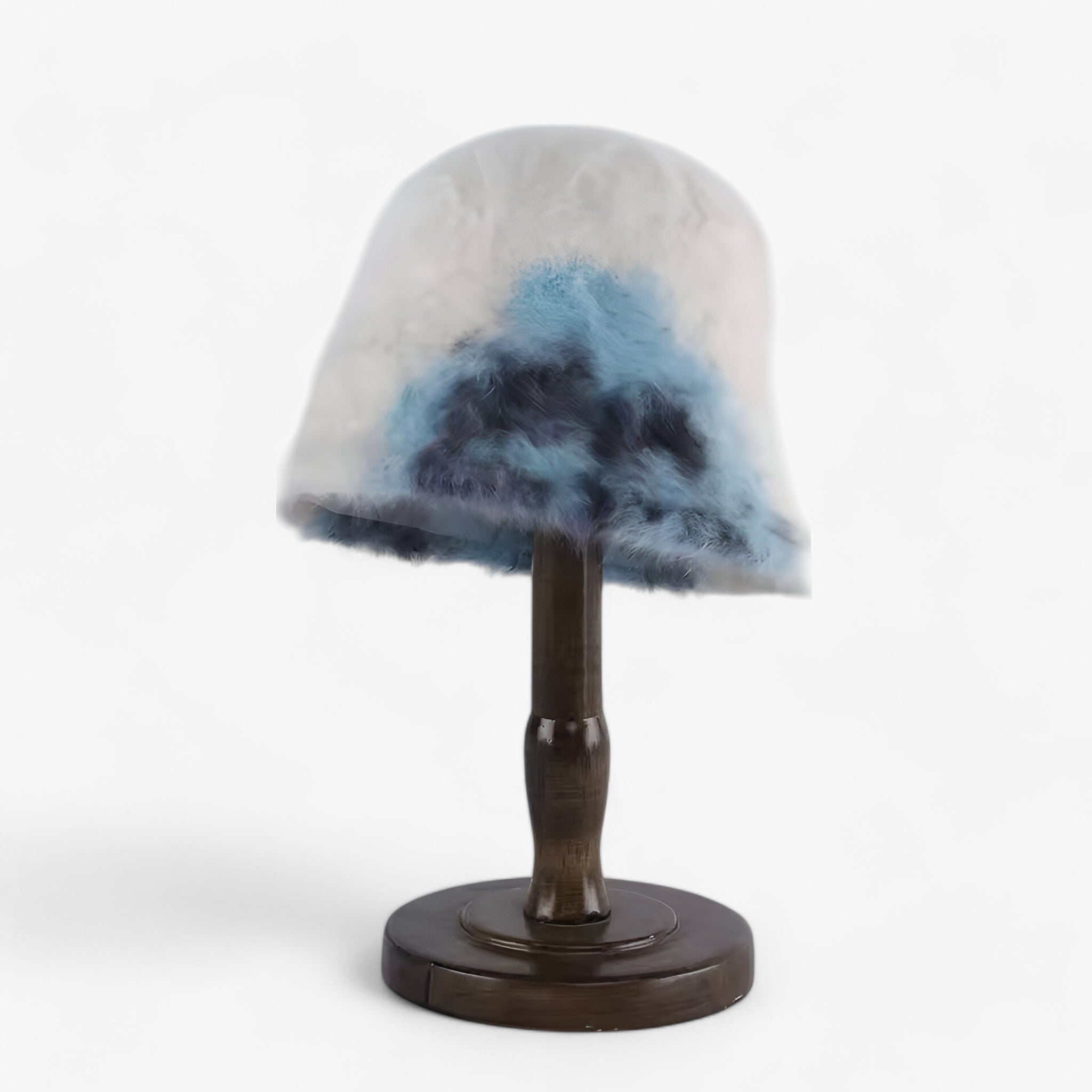 Fisherman Hat : Hoed Blauw - Warme Konijnenbont Vissershoed - Elegante Stijl en Comfort in C 56-58CM van Pantino