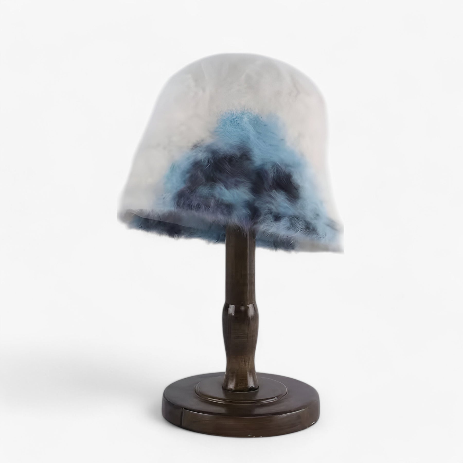 Fisherman Hat : Hoed Blauw - Warme Konijnenbont Vissershoed - Elegante Stijl en Comfort in C 56-58CM van Pantino