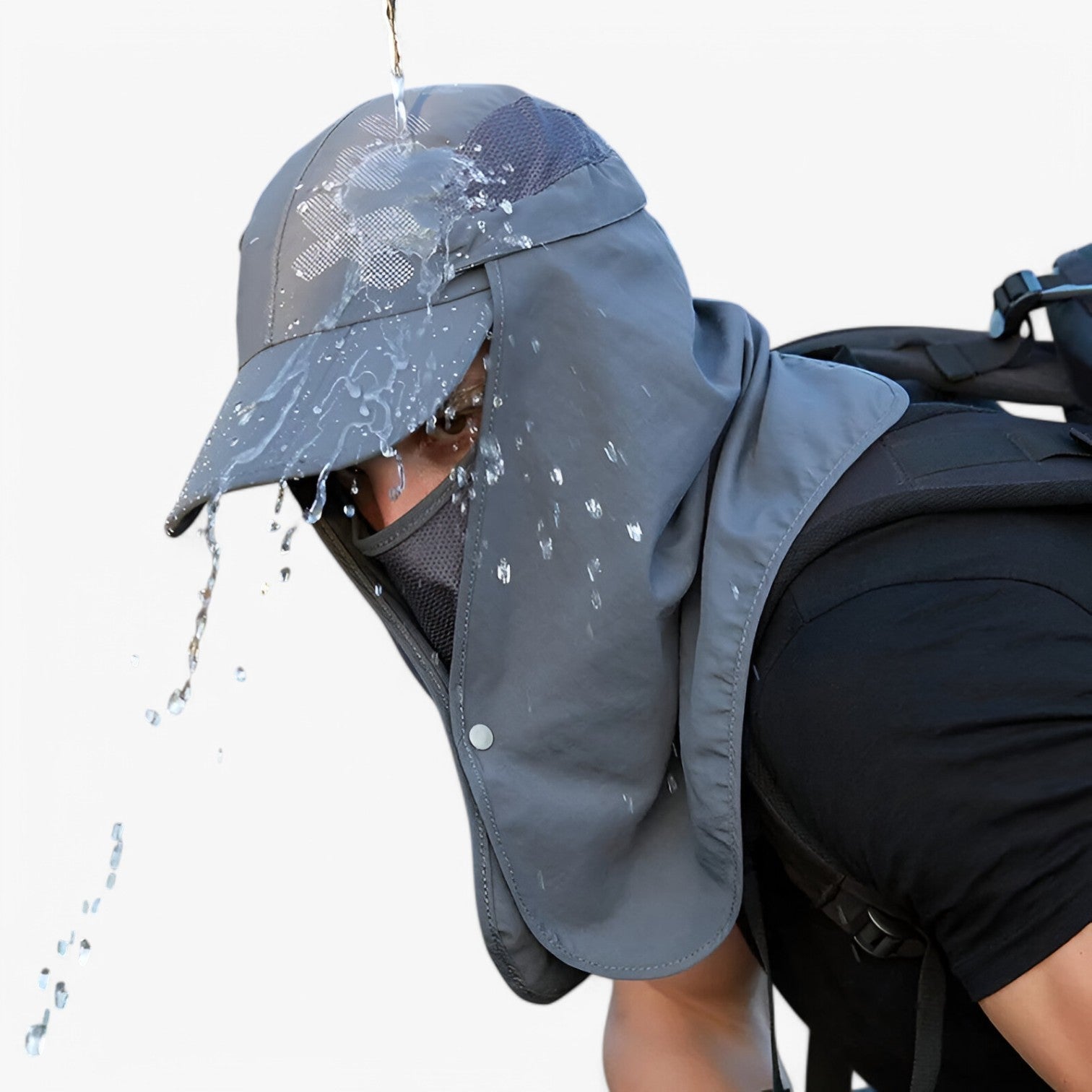 Heren Zomerhoed Opvouwbaar Waterdicht UV – Sneldrogend, Zonbescherming
