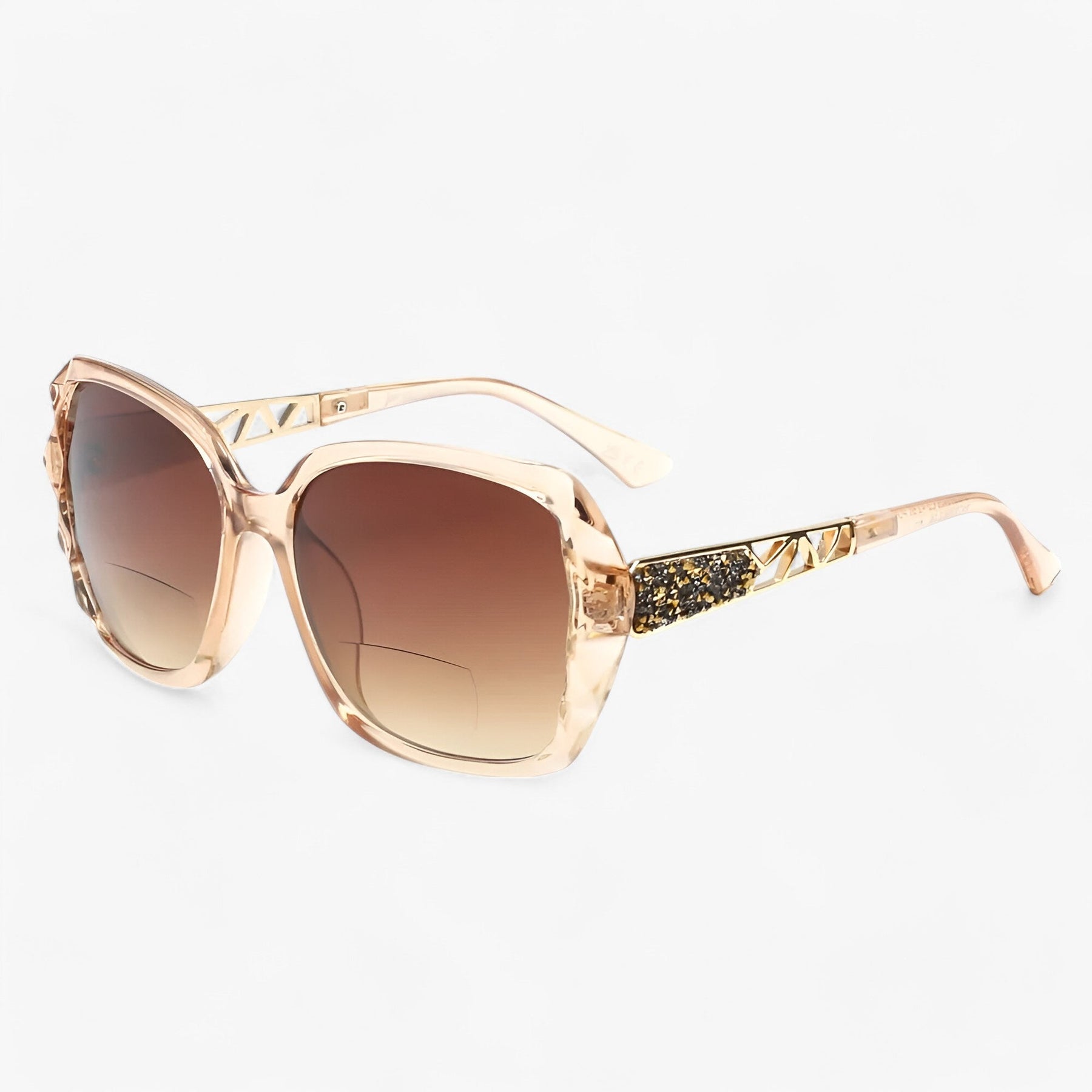 Sunglasses : Zonnebril Dames C3 Grijs - Elegant & Stijlvol in c2 bruin van Pantino