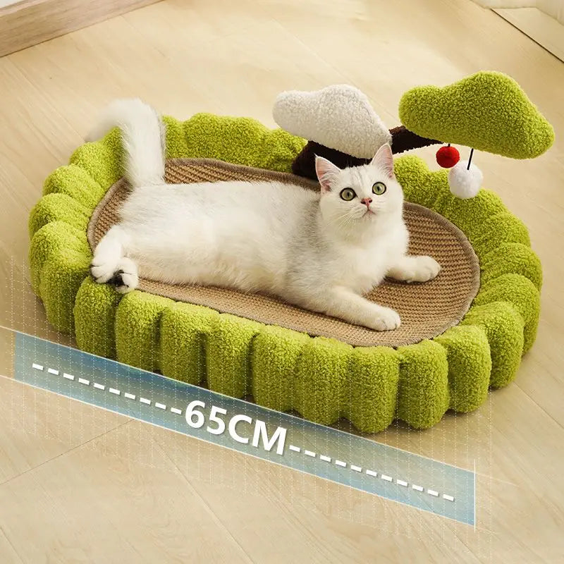 pets : Kattenkrabmat Speelmat - Natuurlijke Instinct Krabplek - Sisal in van Pantino