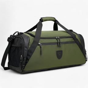 bags : Multifunctionele Gymtas met Scheidingsvakken Heren - Legergroen in Legergroen van Pantino