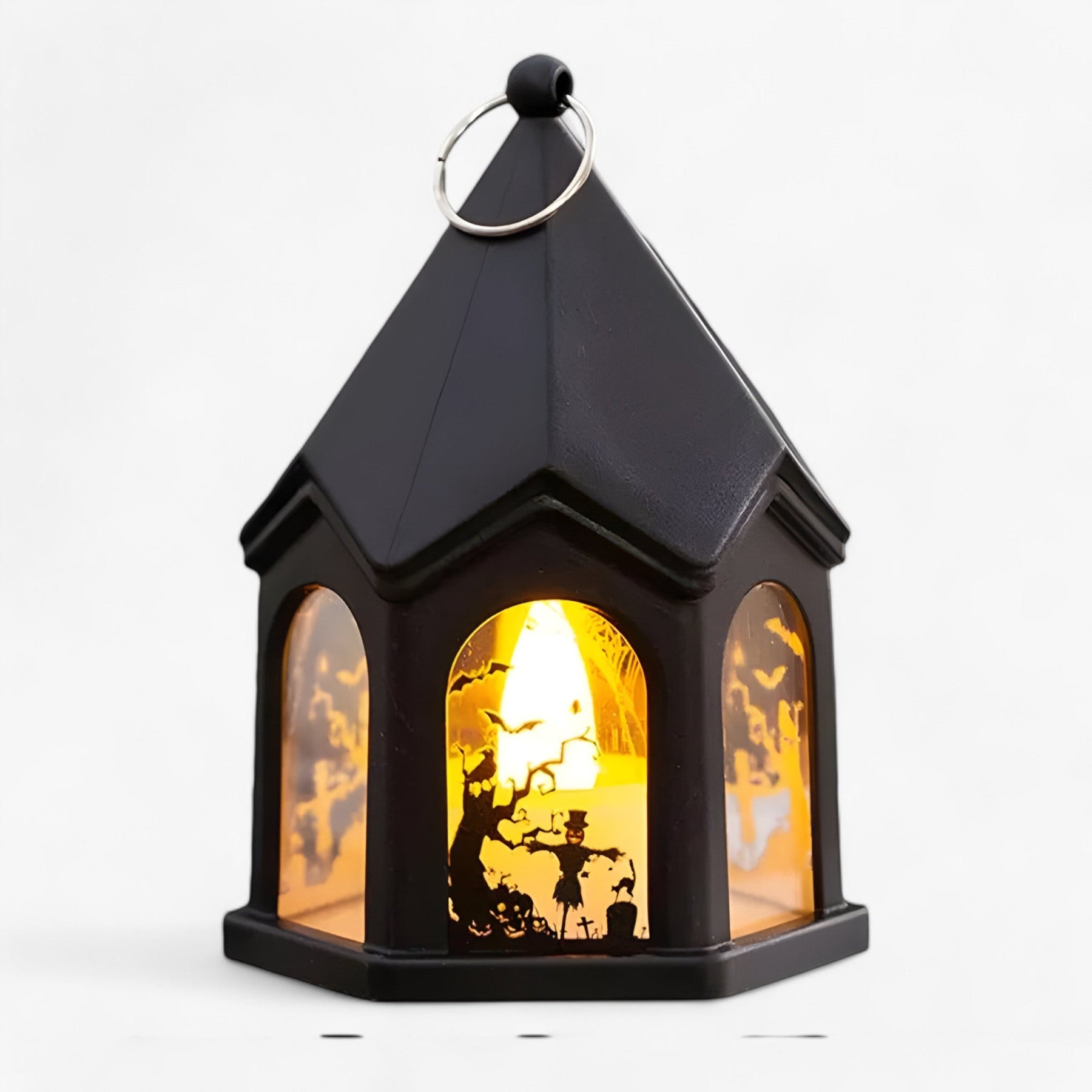 home & garden : Halloween Pompoen Lantaarn - Sfeervolle Straling voor Angstaanjagende Decoratie in Griezel van Pantino