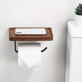 home & garden : SmartHome - Design Toiletrolhouder Hout - Telefoonhouder in van Pantino