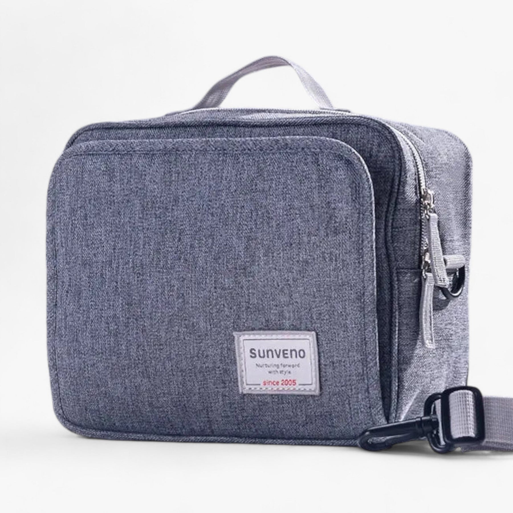 bags : Handtas Kinderen Grijs - Moederhandtas - Elegante en Functionele Opberging in L Grijs van Pantino