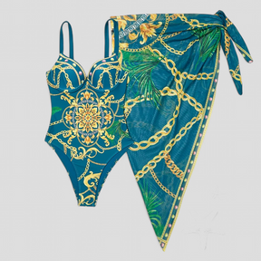Dames Badpak Zwart V-hals, Brede Bandjes, Volledige Bedekking - S-XL