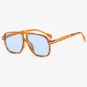 Sunglasses : Zonnebril Oranje - Luxe UV400 Aviator - Stijl & Bescherming in Groen van Pantino