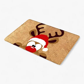 home & garden : Kerstgnomen en Eland - Deurmat - Feestelijke Binnen-/Buitendecoratie in 6 40X60CM-gepersonaliseerd van Pantino