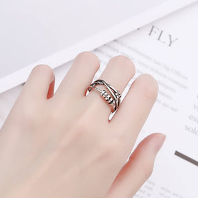 Ring : Fidget Ring - Zilver - Accessoire in van Pantino