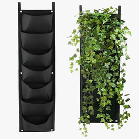 home & garden : Groei Zak - 7 Compartimenten voor Gezonde Groei - Zwart 7-pocket in van Pantino