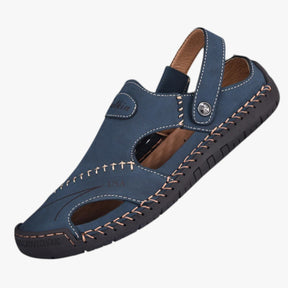 Sandals : Zomersandalen voor heren - Ademend leer en antislipzool voor een vleugje stijl in van Pantino